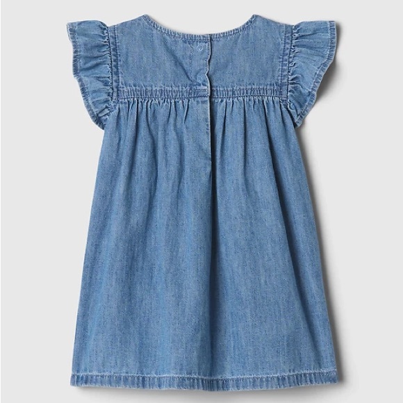 GAP Denim Blue Kids Casual Dress - Picture 5 of 5